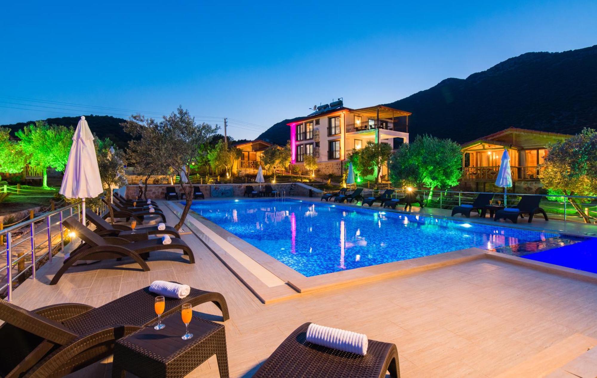 كاس Doganin Ruhu Hotel & Bungalow المظهر الخارجي الصورة